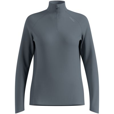 Odlo ESSENTIAL CERAMIWARM Mid Layer 1/2 Zip Damen-Rollkragenpullover, Grau, XL