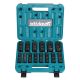 Makita E-16586 Schlagschrauber-Steckschlüsselsatz Schwarz, Grün
