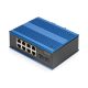 Industrieller Ethernet-Switch 8+2 -Port Gigabit PoE-Switch 8 Port GE PoE RJ45, 2 GE SFP-Port