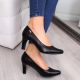 3. Schwarze Pumps mit Blockabsatz W Sergio Leone