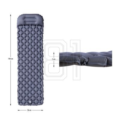 11. Nils Camp NC4006 Campingmatte mit Pumpe - 5 cm 15-05-028