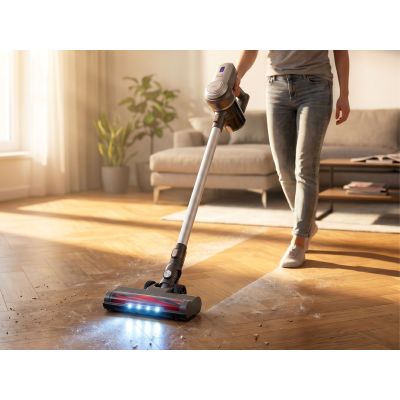 12. ELDOM Akku-Staubsauger OB210 2-in-1 Vertikal- und Handstaubsauger 40 Min. BLDC-Motor Vier Lademöglichkeiten