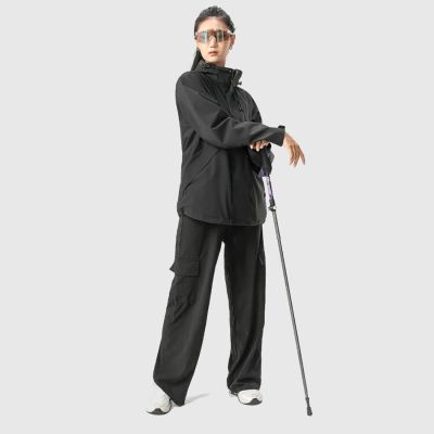 11. Qunature Nordic Walking Trekkingstock Aluminium 110 – 130 cm 1 Stk. - Lila