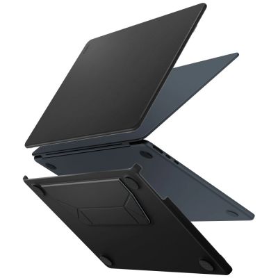 2. Uniq Lyden Versa Hülle für MacBook Air 13" 2022 / 2024 / 2025 / 2026 - Schwarz