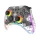 2. Deltaco Gaming GAM-198-T Transparenter Bluetooth/USB-Gamecontroller für Nintendo Switch, Nintendo Switch 2, Nintendo Switch OLED, Android und PC