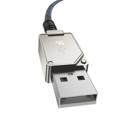 6. Baseus Unbreakable USB-IP-Kabel 2,4 A 2 m (Weiß)