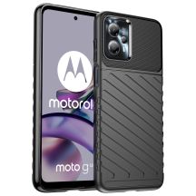 Thunder Case Hülle für Motorola Moto G13 Silikon Armor Case schwarz