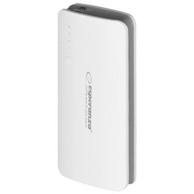 2. Esperanza Radium EMP106WE Powerbank (8000 mAh; microUSB, USB 2.0; weiß)
