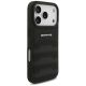 4. Mercedes AMG Lederhülle mit geprägtem Logo für iPhone 18 Pro / 17 Pro – Schwarz