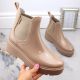 2. Big Star W INT1918B beige Lackleder Plateaustiefel