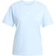 2. adidas Essentials Damen-T-Shirt mit kleinem Logo, Hellblau, JY4962