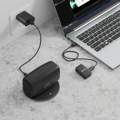 12. BOYA BOYAMIC 2-02 Drahtloses Lavalier-Mikrofon 2,4 GHz - Schwarz