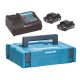 2. MAKITA Netzteil-Kit 12V 2x2,0Ah (BL1021Bx2+DC10SB) MAKPAC