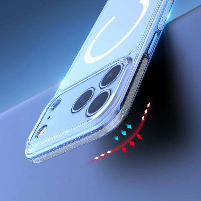 12. Dux Ducis Clin Mag Case mit MagSafe für iPhone 18 Pro Max / 17 Pro Max – Transparent