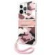 2. Guess GUHCP13XKCABPI iPhone 13 Pro Max 6,7" pink/pink Hardcase Camo Strap Collection