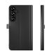 10. Puro Booklet Case mit Klappe und Geldbörse für Samsung Galaxy S25+ – Schwarz