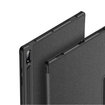 6. DUX DUCIS Domo faltbare Hülle für Tablet mit Smart Sleep Funktion Samsung Galaxy Tab S8/S9 Ultra Ständer schwarz