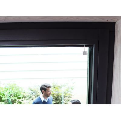 4. ABUS Potenzialfreier Glasbruchmelder mit Kleber (weiß)