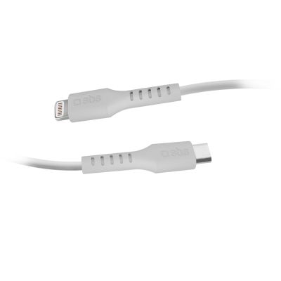 3. SBS TECABLELIGTC1W USB-C – Lightning Kabel mit MFi-Zertifizierung, 1 m – Weiß
