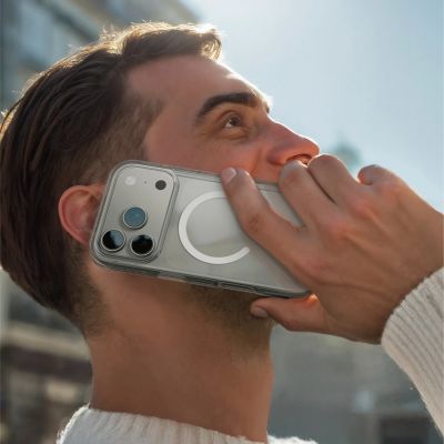 8. AmazingThing Titan Pro Hülle für iPhone 17 Pro Max, kompatibel mit MagSafe, transparent