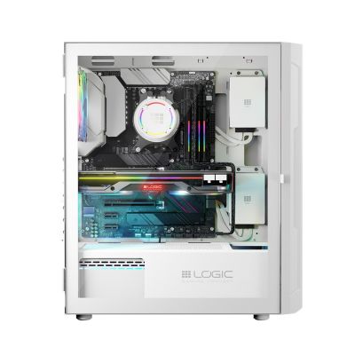31. LOGIC ARAMIS ARGB MIDI USB 3.0 WEISSES GEHÄUSE