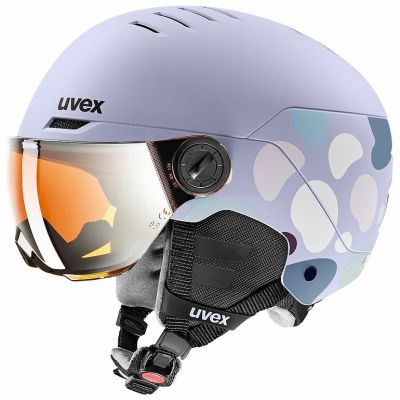 2. Uvex Skihelm Rocket Jr. Visor, Lavendel