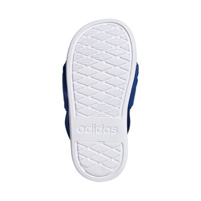 6. Adidas Adilette Estrap 2.0 Kinder-Flip-Flops weiß und blau HQ9196