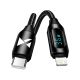 2. Wozinsky WUCLC1 Lightning – USB-C-Kabel 36 W 480 Mbit/s 1 m – Schwarz