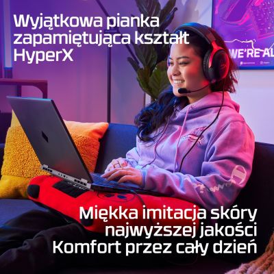 96. HyperX Cloud III Gaming-Headset in Schwarz/Rot