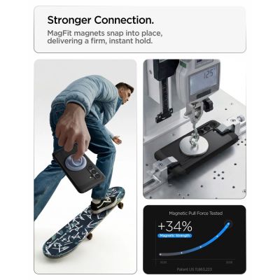 9. Spigen Tough Armor Mag MagSafe Hülle für Samsung Galaxy S26 - Schwarz