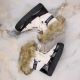 10. Plateau-Schneestiefel mit Schnürung und Fell Vinceza W JAN262 beige