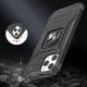 7. Wozinsky Ring Armor robuste Hybrid-Hülle + Magnethalterung für iPhone 13 silber