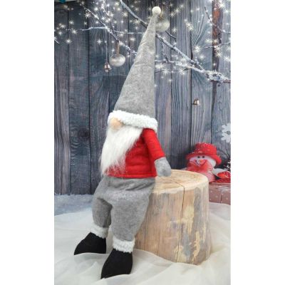 13. Dekorativer Faulpelz-Weihnachtsmann 45+20 cm