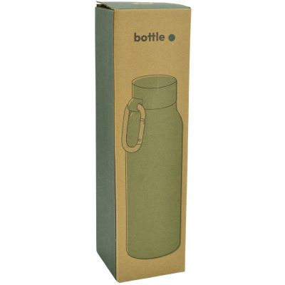 5. THERMOFLASCHE 550 ML MIT KARABINERHAKEN, BEIGE, STAMINA