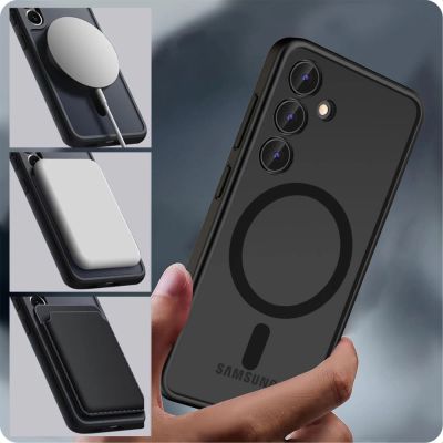 2. Tech-Protect MagMat MagSafe Hülle für Samsung Galaxy S24 Ultra – Mattschwarz