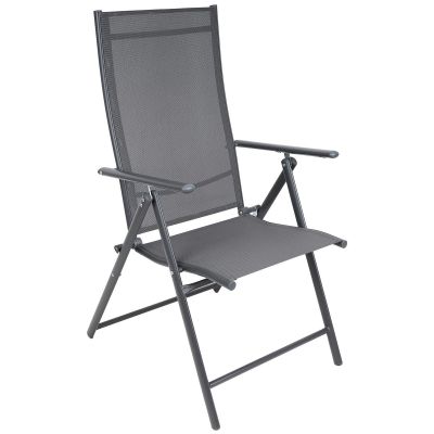 2. Gartenstuhl 57x68x106cm 2xTEXTLINE 7-Positionen-Set 2 Stück