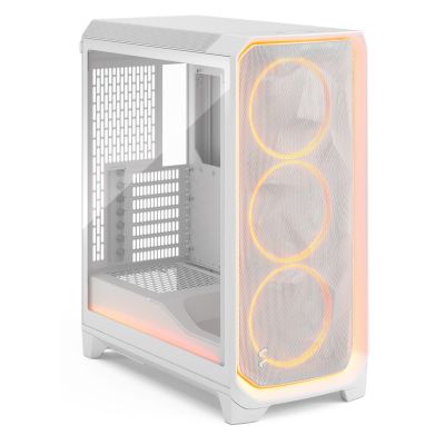 3. Fractal Design Meshify 3 Ambience Pro RGB Clear Tint White Gehäuse