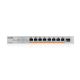 2. Zyxel XMG-108HP 9p PoE-Switch (PoE++: 8) 100W Unmanaged Multigigabit
