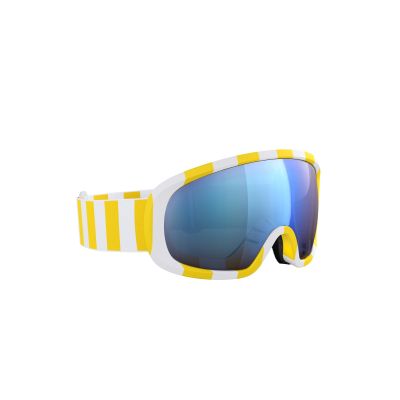 3. POC Fovea Mid Skibrille Weiß/Gelb