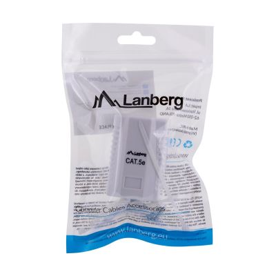 6. Lanberg OU5-0001-W Aufputzsteckdose (RJ-45; Kat. 5e; UTP; weiß)