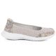 2. Damen-Lederschuhe mit Lochmuster in Beige, S.Barski 7035