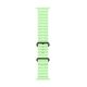 3. Apple Armband 49 mm Neongelb Ocean Band - Titan Schwarz