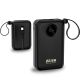 6. Dudao K14+ Powerbank 20000mAh 22,5W USB-C / USB-A / Integrierte Lightning und USB-C-Kabel - Schwarz