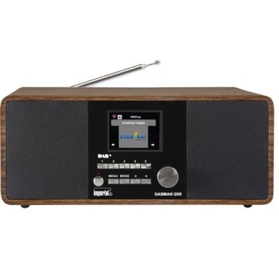 Internet-/DAB+/DAB-/UKW-Radio imperial DABMAN i200 in Holzoptik
