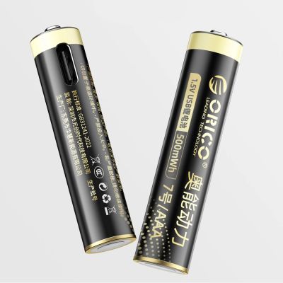 2. Orico Ener-G EG7C Lithium-Batterie 1,5 V 500 mWh AAA USB-C wiederaufladbare Batterie 4 Stück.