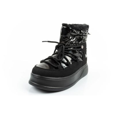 3. Lee Cooper Damen Winter-Wandersportschuhe, isoliert, Lackleder