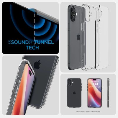 12. Spigen Ultra Hybrid-Hülle für iPhone 16 – transparent