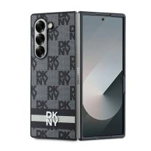 DKNY Checkered Pattern Printed Stripes Hülle für Samsung Galaxy Z Fold 6 – Schwarz