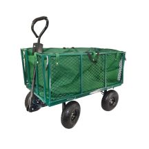 AWTOOLS Hochtransportwagen für den Garten mit Abdeckung, 300 kg