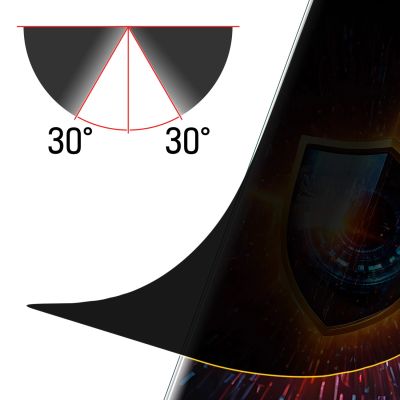 2. Sichtschutzfolie 3mk Silky Matt Privacy für Huawei P30 Pro